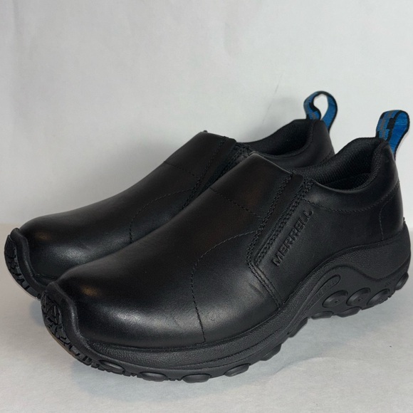 Merrell Men's Jungle Moc 2 Pro Slip-On Loafers Size 7 Black, traction soles - Picture 5 of 16